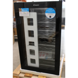 SALE OUT.  Candy Wine Cooler  CWC 150 EM/N Energy efficiency class A Free standing Bottles capacity 41 Black DAMAGED PACKAGING ,THE CORNER OF THE DOOR IS DAMAGED | CWC 150 EM/NSO