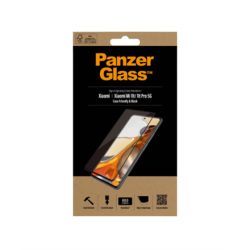 PanzerGlass Screen protector, Xiaomi, Mi 11t/Mi 11t Pro 5G, Glass, Black, Case friendly | 8046