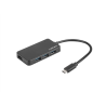 Natec USB 3.0 HUB, Silkworm, 4-Port, Black | Natec 4 Port Hub With USB 3.0 | Silkworm NHU-1343 | 0.15 m | Black | USB Type-C
