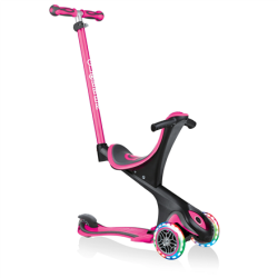 Globber Go Up Comfort Lights Scooter, Pink | 4100301-0308