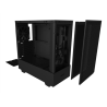 NZXT Flow Compact Mid-tower Case CA-H52FB-01 Side window Black Mid-Tower Power supply included No