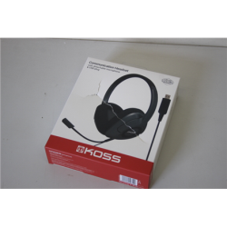 SALE OUT. Koss SB42 USB Headsets, Over-Ear, Wired, Detachable microphone, Black/Grey Koss Headphones SB42 USB USB, Headband/On-Ear, Microphone, DAMAGED PACKAGING, Black/Grey | 193540SO