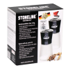 Stoneline | Salt and pepper mill set | 21653 | Mill | Housing material Glass/Stainless steel/Ceramic/PS | The high-quality ceramic grinder is continuously variable and can be adjusted to various grinding degrees. Spices can be ground anywhere between powdery and coarse. | Black