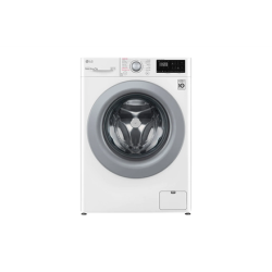 LG Washing Mashine F2WV3S7N3E Energy efficiency class D, Front loading, Washing capacity 7 kg, 1200 RPM, Depth 48 cm, Width 60 cm, Display, LED, Steam function, Direct drive, White