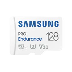 Samsung PRO Endurance MB-MJ128KA/EU 128 GB MicroSD Memory Card Flash memory class U3, V30, Class 10 SD adapter