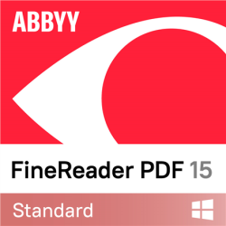 ABBYY FineReader PDF 15 Standard, Single User License (ESD), Subscription 3 years | FR15SW-FMCL-X