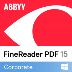 ABBYY FineReader PDF 15 Corporate, Single User License (ESD), Subscription 1 year | FR15CW-FMBL-X