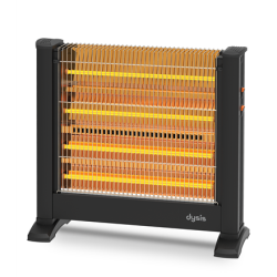 Simfer Indoor Power Electric Quartz Heater Dysis HTR-7432 Infrared, 2200 W, Number of power levels 4, Suitable for rooms up to 22 m², Black