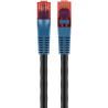 Goobay | CAT 6 Outdoor-patch cable U/UTP | 94389 | 10 m | Black | Prewired, unshielded LAN cable with RJ45 plugs for connecting network components; Double-layer polyethylene jacket protects the network cable outdoors and makes it extremely weather-resistant; The outdoor Ethernet cable is ideal for the garden, balcony, camping, building facades and surveillance cameras; High-quality copper-clad aluminium wire (CCA) and gold-plated contacts guarant