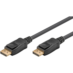 Goobay | Black | DisplayPort connector cable 2.0 | DP to DP | 2 m | 58534