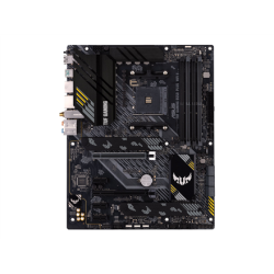Asus | TUF GAMING B550-PLUS WIFI II | Processor family AMD | Processor socket AM4 | DDR4 DIMM | Memory slots 4 | Supported hard disk drive interfaces 	SATA, M.2 | Number of SATA connectors 6 | Chipset AMD B550 | 30.5cm x 24.4cm | 90MB19U0-M0EAY0 | + Dovana 90 dienų ExpressVPN Trial!