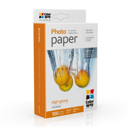 ColorWay | Photo Paper | PG2601004R | White | 260 g/m² | 10 x 15 cm | Glossy
