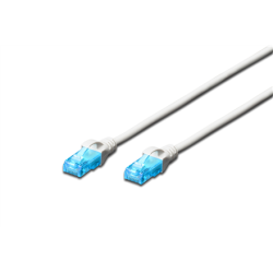 Digitus CAT 5e U-UTP Patch cord, PVC AWG 26/7, Modular RJ45 (8/8) plug, 2 m, White | DK-1511-020/WH