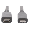 Digitus | A | AK-300210-020-S | USB-C to USB-C USB Female 2.0 (Type C) | USB Male 2.0 (Type C) | Mbit/s