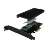 Raidsonic | Converter for 1x HDD/SSD for PCIe x4 slot | IB-PCI208-HS | Black