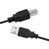 Logilink | CU0008B USB 2.0 cable | USB-A to USB-B USB 2.0 A (male) | USB 2.0 B (male)