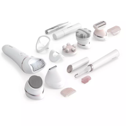 Philips Beauty Set BRE740/90 Series 9000 Operating time (max) 40 min, Wet & Dry, White/Pink, Cordless
