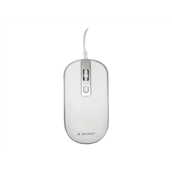 Gembird | Optical USB mouse | MUS-4B-06-WS | Optical mouse | White/Silver