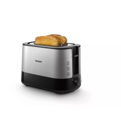 Philips Toaster HD2637/90 Viva Collection Number of slots 2 Housing material  Metal/Plastic Black