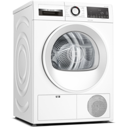 Bosch Dryer machine with heat pump WQG232ALSN Energy efficiency class A++, Front loading, 8 kg, Condensation, LED, Depth 61.3 cm, White