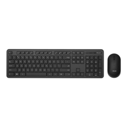 Asus Keyboard and Mouse Set CW100 Keyboard and Mouse Set  Wireless Mouse included Batteries included UI Black | 90XB0700-BKM020