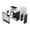 Fractal Design | Focus 2 | Side window | White TG Clear Tint | Midi Tower | Power supply included No | ATX
