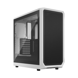 Fractal Design Focus 2 White TG Clear Tint, Midi Tower, Power supply included No | FD-C-FOC2A-02