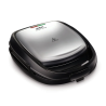 TEFAL | SW341D12 Snack Time | Sandwich Maker | 700 W | Number of plates 2 | Number of pastry | Diameter  cm | Stainless Steel/Black