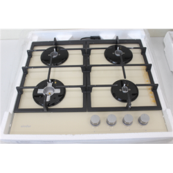 SALE OUT.  Simfer | H6 403 TGWBJ | Hob | Gas on glass | Number of burners/cooking zones 4 | Mechanical | Beige | BENT IGNITER | H6 403 TGWBJSO