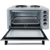 ORAVA Electric oven with two hot plates Elektra X2 43 L, Electric, Mechanical, Stainless Steel