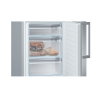 Bosch | KGE398IBP Series 6 | Refrigerator | Energy efficiency class B | Free standing | Combi | Height 201 cm | Fridge net capacity 249 L | Freezer net capacity 94 L | 38 dB | Inox