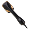 Adler Hair Dryer and Brush, 2in1 AD 2023 1300 W, Number of temperature settings 3, Ionic function, Black/Golden