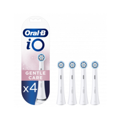 Oral-B | iO Gentle Care | Toothbrush replacement | Heads | For adults | Number of brush heads included 4 | Number of teeth brushing modes Does not apply | White | iO refill Gentle White4
