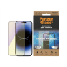PanzerGlass | Screen protector | Apple | iPhone 14 Pro | Glass | Black | Ultra-Wide Fit; Scratch resistant; Shock resistant; Easy installation; Anti-blue light; Eye protection; Diamond strength; Antibacterial; Fingerprint resistant | Anti-blue Light