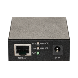 D-Link 1000BaseT to SFP Standalone Media Converter DMC-G01LC Gigabit SFP port, 10/100/1000 Mbps port | DMC-G01LC/E