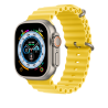 Apple | Ocean Band Extension | 49 | Yellow | Fluoroelastomer | Strap fits 130–200mm wrists