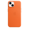 Apple | iPhone 14 Leather Case with MagSafe | Case with MagSafe | Apple | iPhone 14 | Leather | Orange