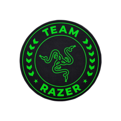 Razer 100% Recycled Polyester Velvet/100% Recycled Non-woven Fabric | Team Razer Floor Mat Floor Rug | Black/Green | RC81-03920100-R3M1