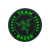 Razer 100% Recycled Polyester Velvet/100% Recycled Non-woven Fabric | Floor Rug | Black/Green
