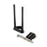 Tri Band PCI-E WiFi 6E | PCE-AXE59BT | 802.11ax | 574/2402/2042574/2402/2042 Mbit/s | Mbit/s | Ethernet LAN (RJ-45) ports | Mesh Support No | MU-MiMO No | No mobile broadband | Antenna type | 36 month(s)