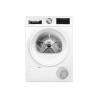 Bosch | WQG242AMSN Series 6 | Dryer Machine | Energy efficiency class A++ | Front loading | 9 kg | Sensitive dry | LED | Depth 61.3 cm | Steam function | White