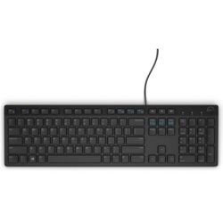 Dell Keyboard KB216 Multimedia, Wired, NORD, Black | 580-ADIR
