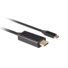 Lanberg USB-C to DisplayPort Cable, 3 m 4K/60Hz, Black | Lanberg | USB-C to DisplayPort Cable | CA-CMDP-10CU-0030-BK | 3 m | Black