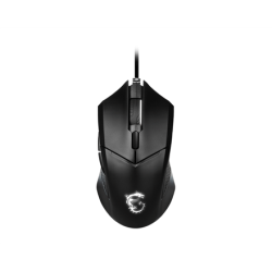 MSI Clutch DM07 Optical, Black, Gaming Mouse, 1000 Hz | Clutch DM07 Wired