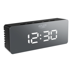 Adler Alarm Clock AD 1189B Black Alarm function