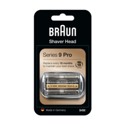 Braun | Replacement Head | Cassette 94M | Operating time (max)  min | Silver | Kombipack 94M