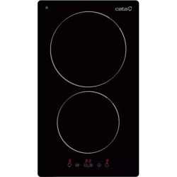 CATA Hob TD 3102 BK Vitroceramic, Number of burners/cooking zones 2, Touch, Timer, Black | 08060400