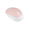 Natec | Mouse | Harrier 2 | Wireless | Bluetooth | White/Pink