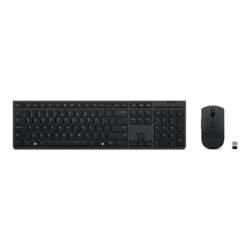 Lenovo | Professional Wireless Rechargeable Keyboard and Mouse Combo US Euro | Keyboard and Mouse Set | Wireless | Mouse included | US | Bluetooth | Grey | Wireless connection | 4X31K03968