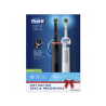 Oral-B | Pro3 3900 Cross Action | Electric Toothbrush | Rechargeable | For adults | ml | Number of heads | Black and White | Number of brush heads included 2 | Number of teeth brushing modes 3